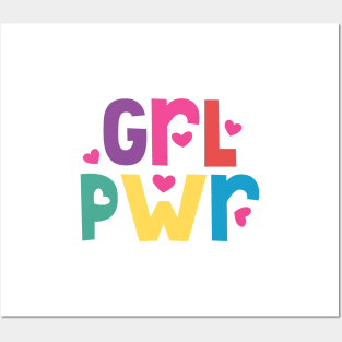 GRL PWR Posters and Art